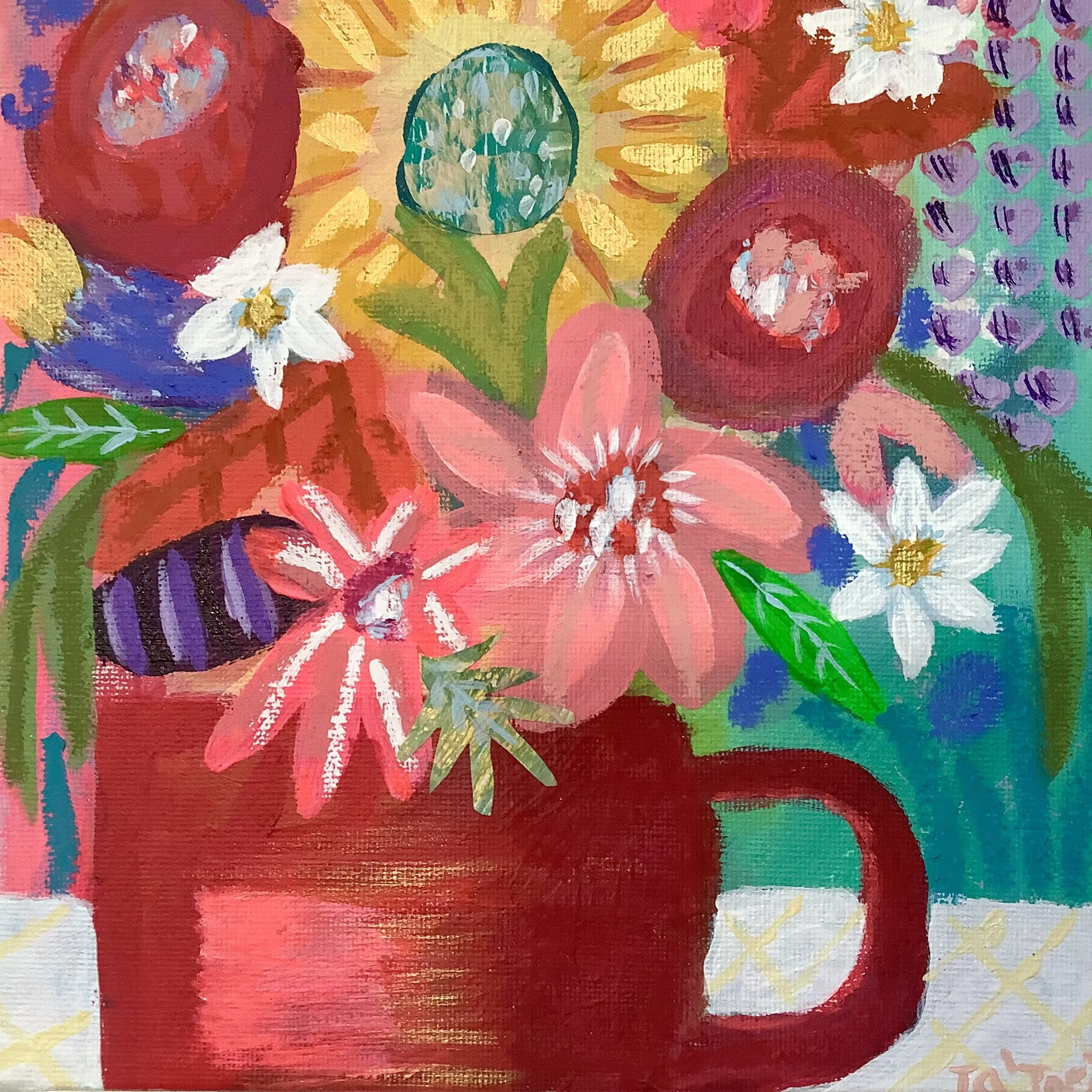 Golden Petal Symphony