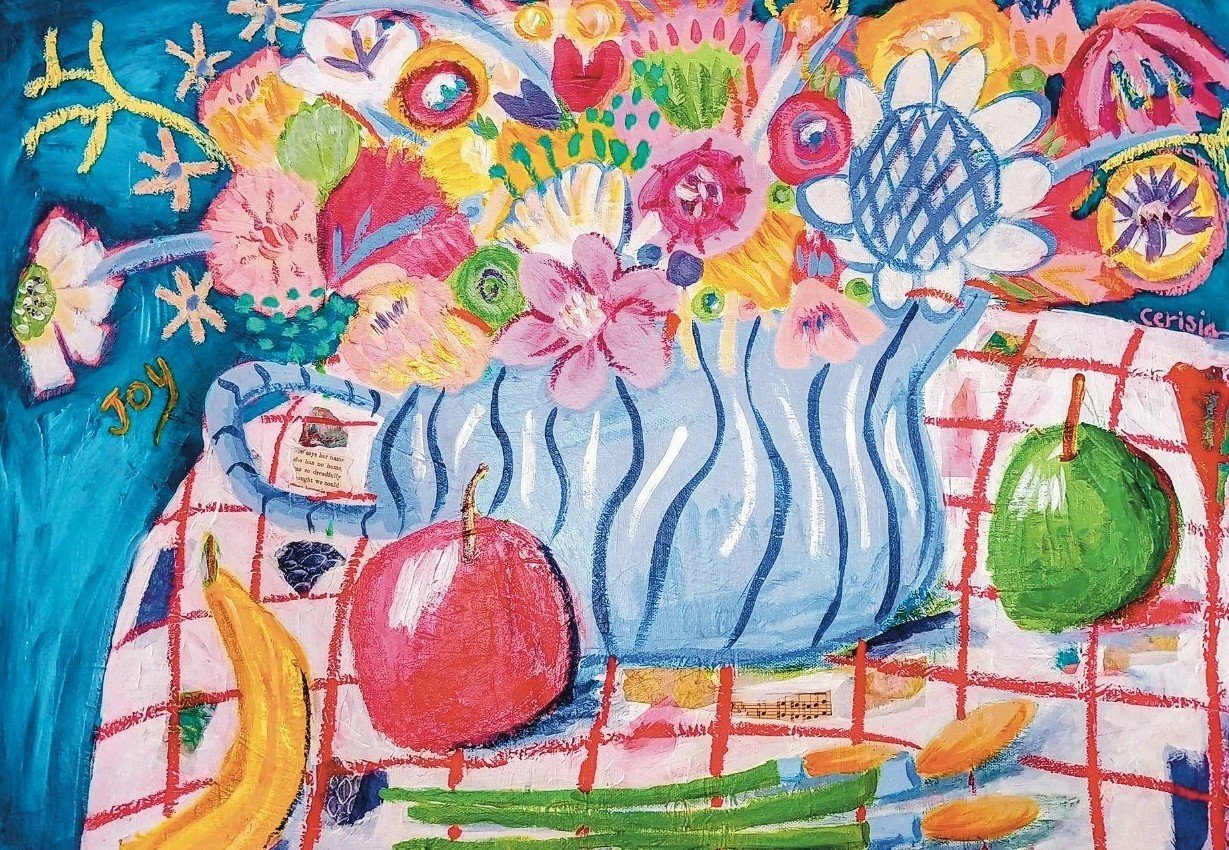 Bold Flowers Card