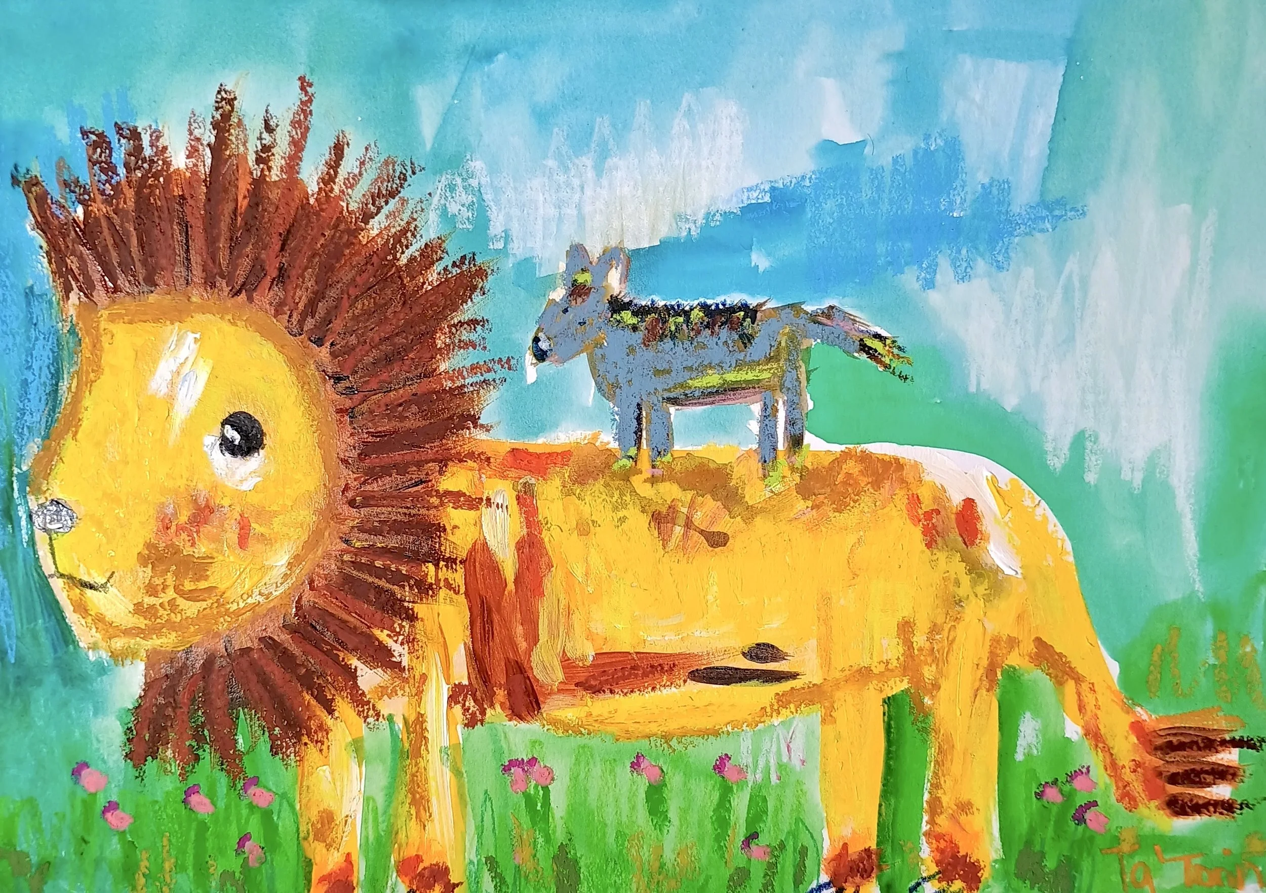 Best Friends With A Lion