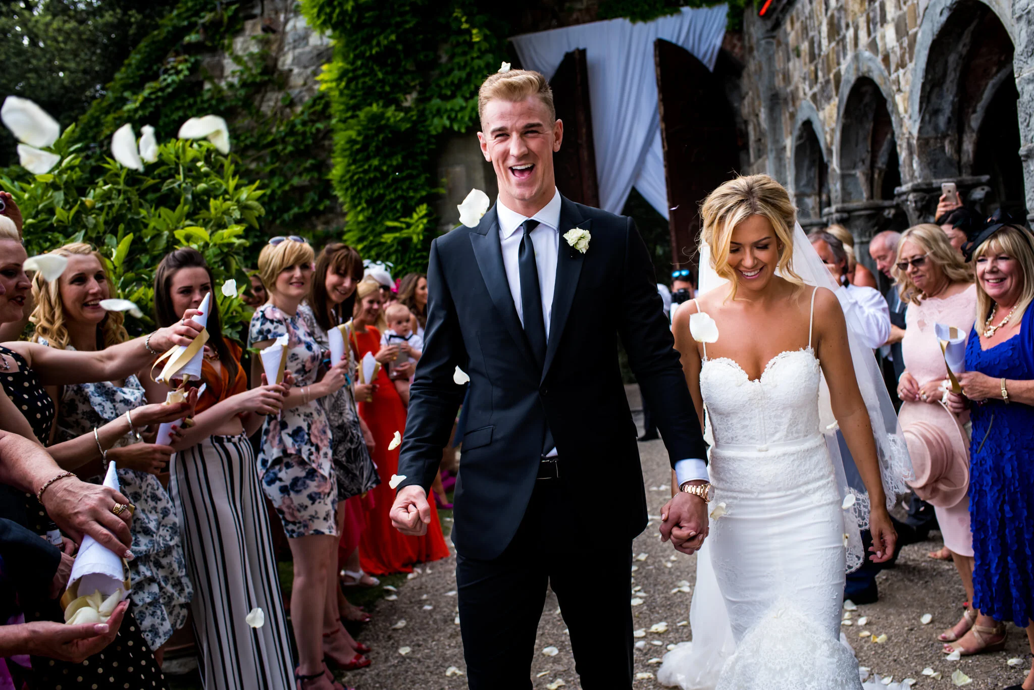 England Goalkeeper Joe Hart marries Kimberly Crew