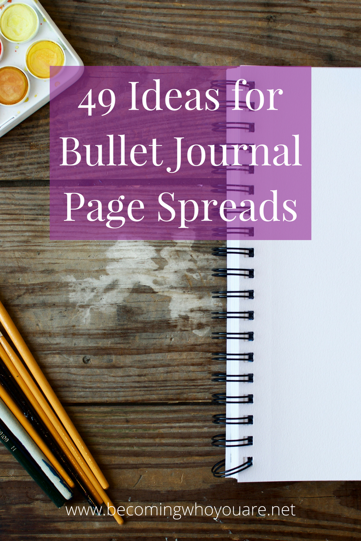 Bullet Journaling 101: 49 Ideas for Bullet Journal Page Spreads