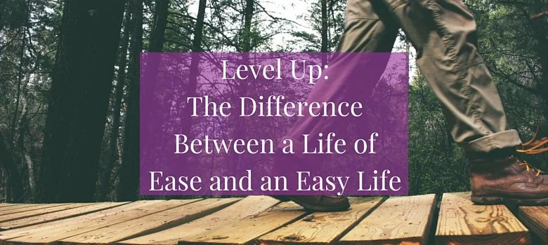 Level Up: The Difference Between a Life of Ease and an Easy Life