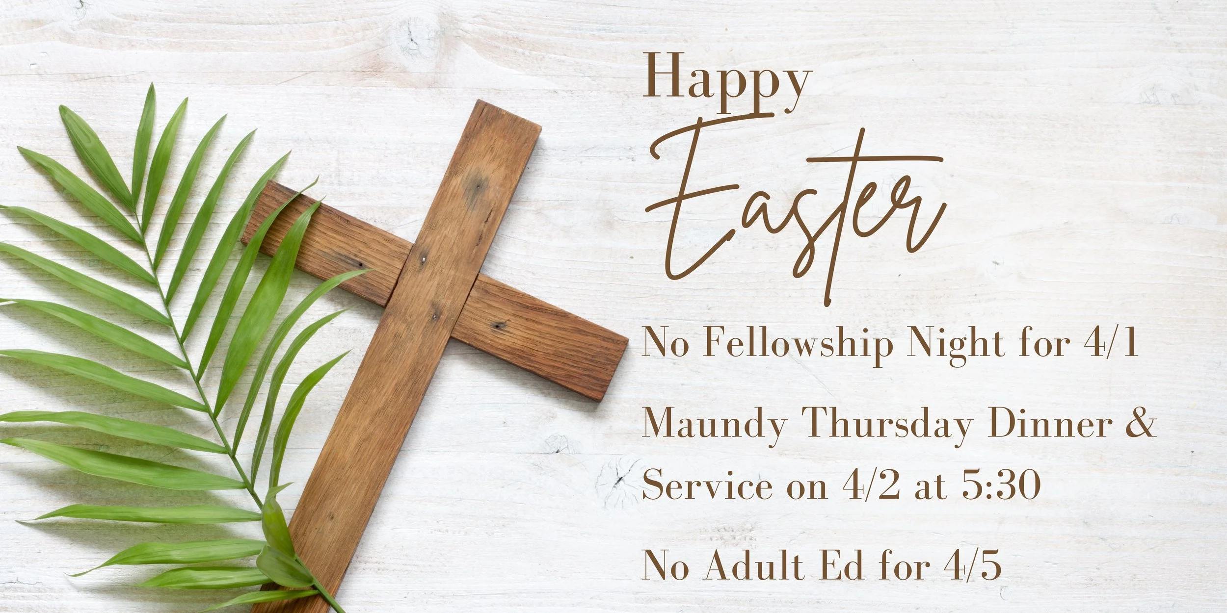 Maundy Thursday Dinner & Service