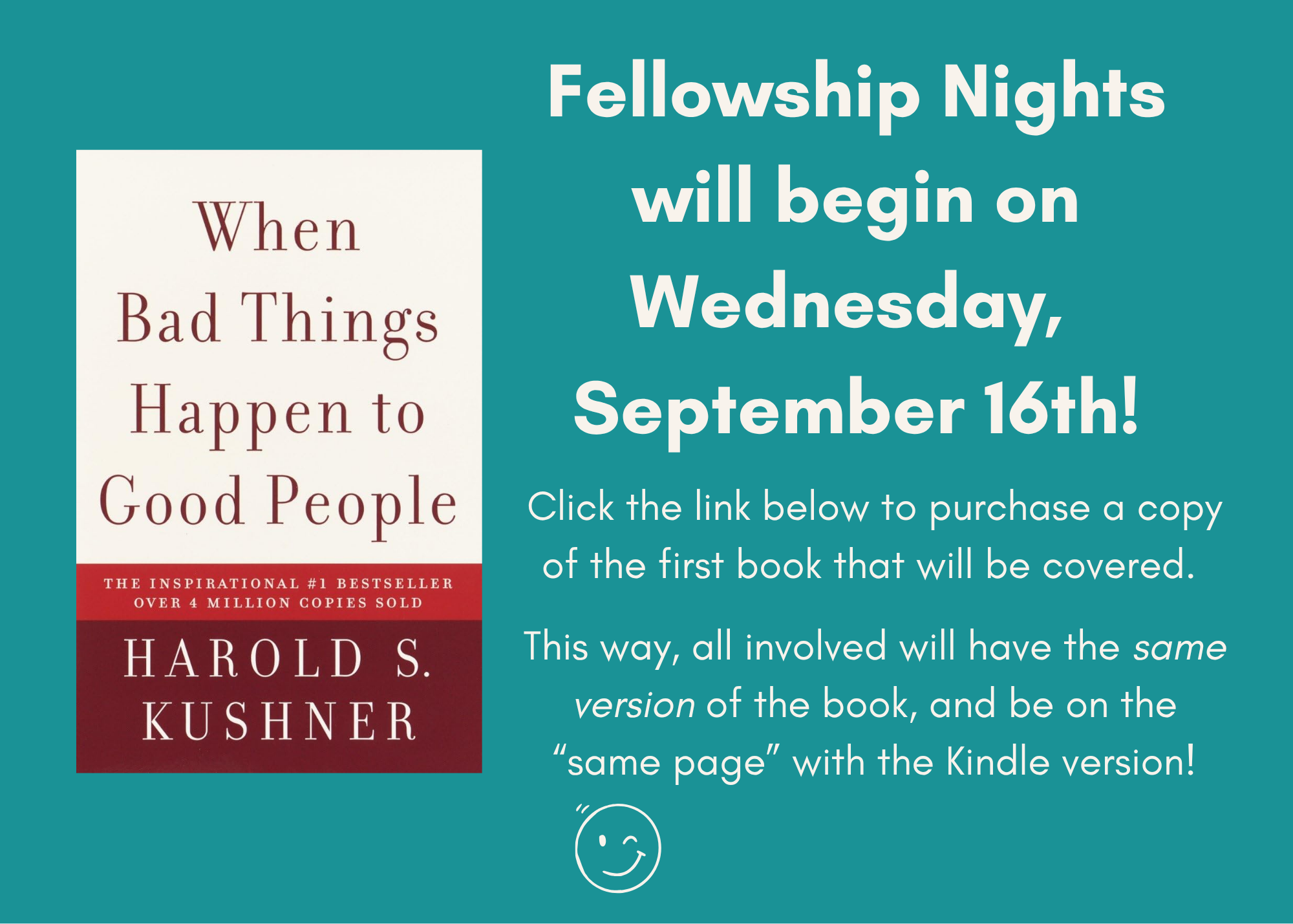 Wednesday Night Fellowship