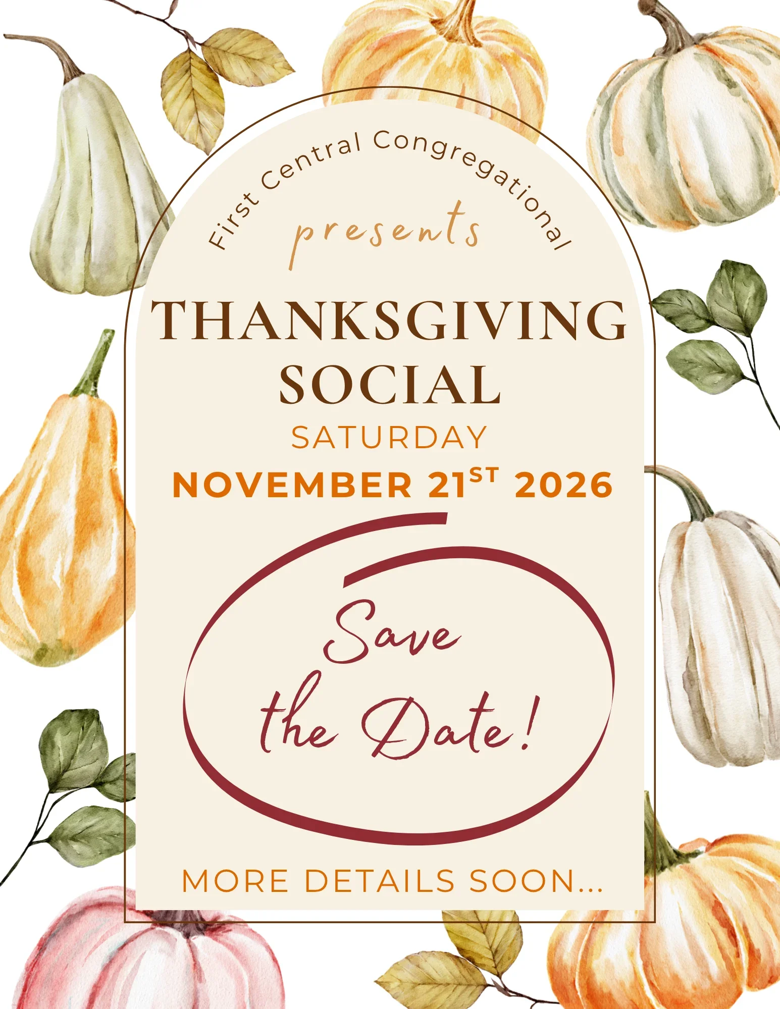Thanksgiving Social