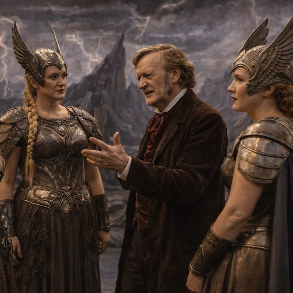 Wagner Backstage in Rehearsal