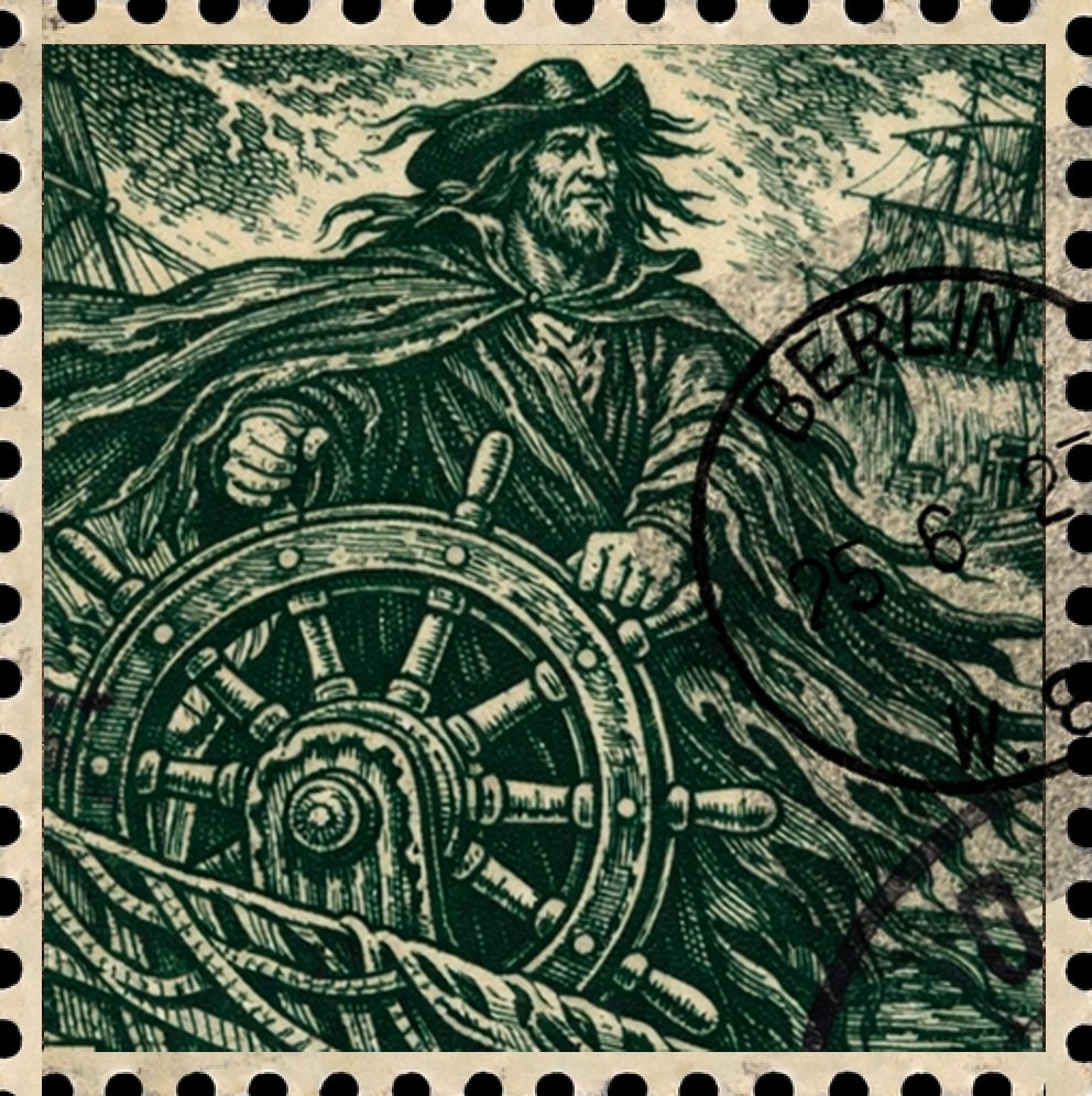 Briefmarkendesign: Briefe an Meine Gefährten