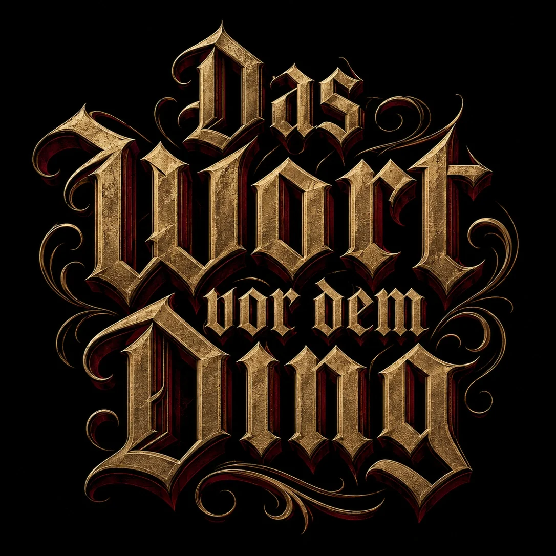 Das Gold: Das Wort Vor Dem Ding