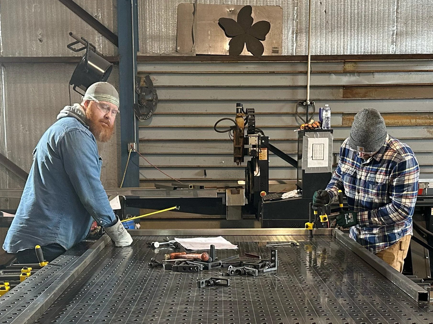 Stateline Fabrication team at work in the shop