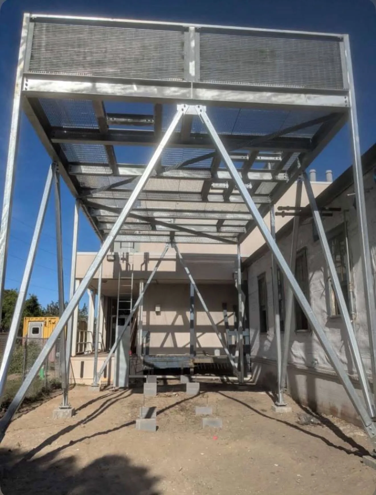 Turnkey fabrication steel platform for Grice Marine Labs