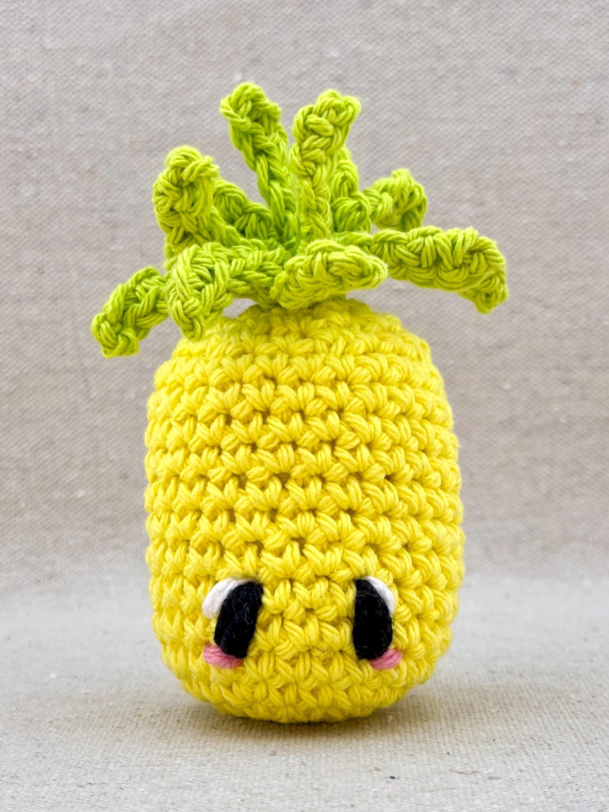 Eco-Friendly Amigurumi Pineapple Plush