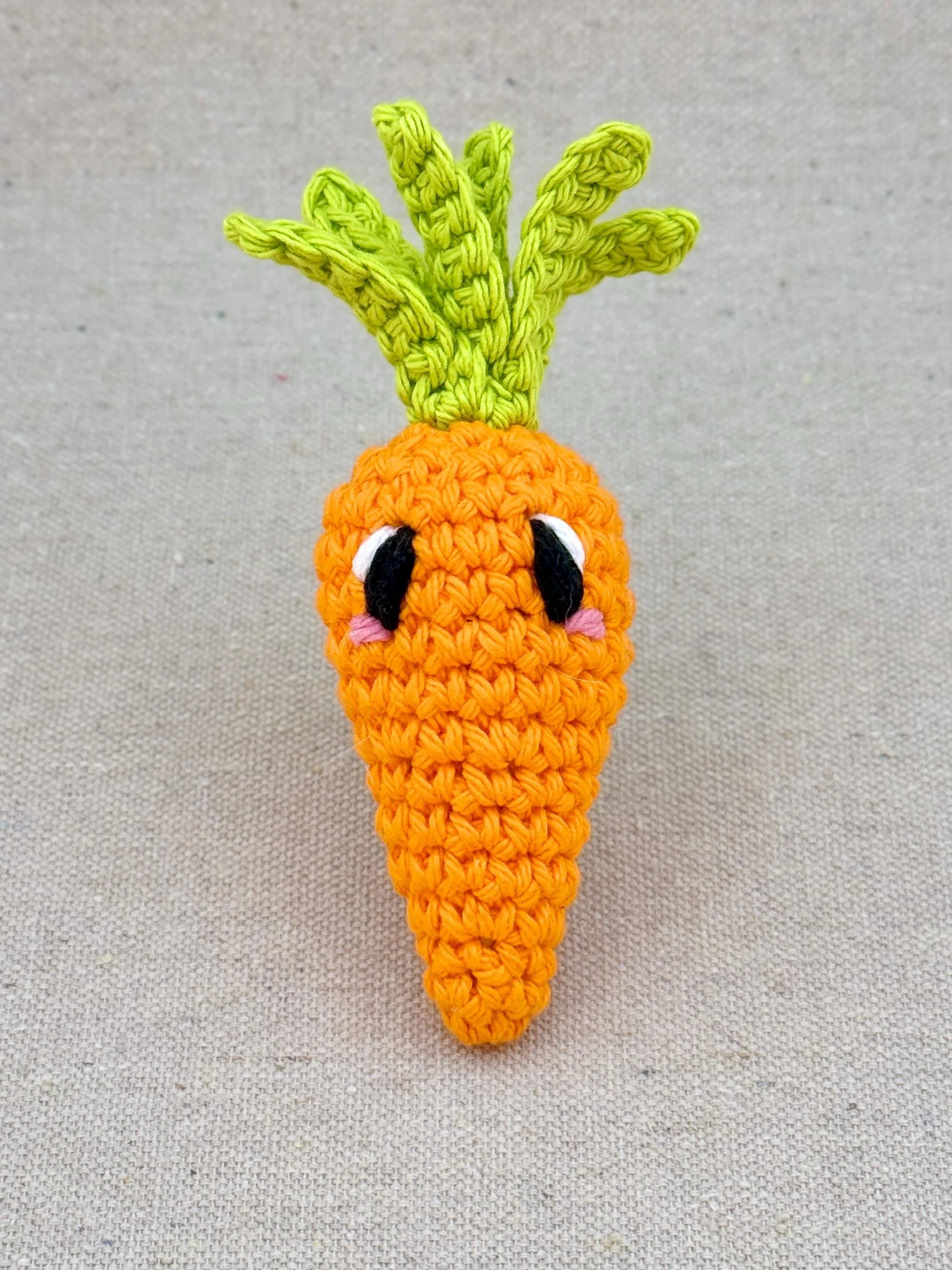 Eco-Friendly Amigurumi Carrot Plush