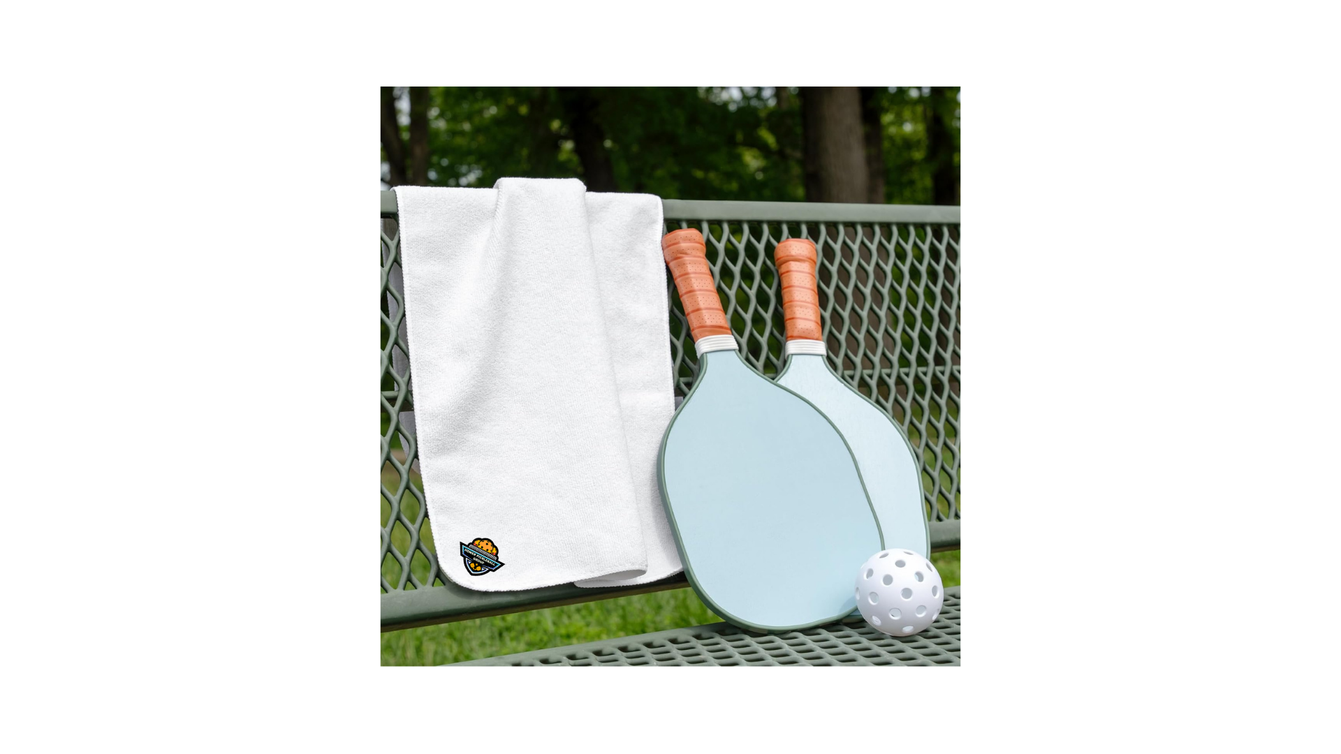Homer Pickleball group embroidered towel