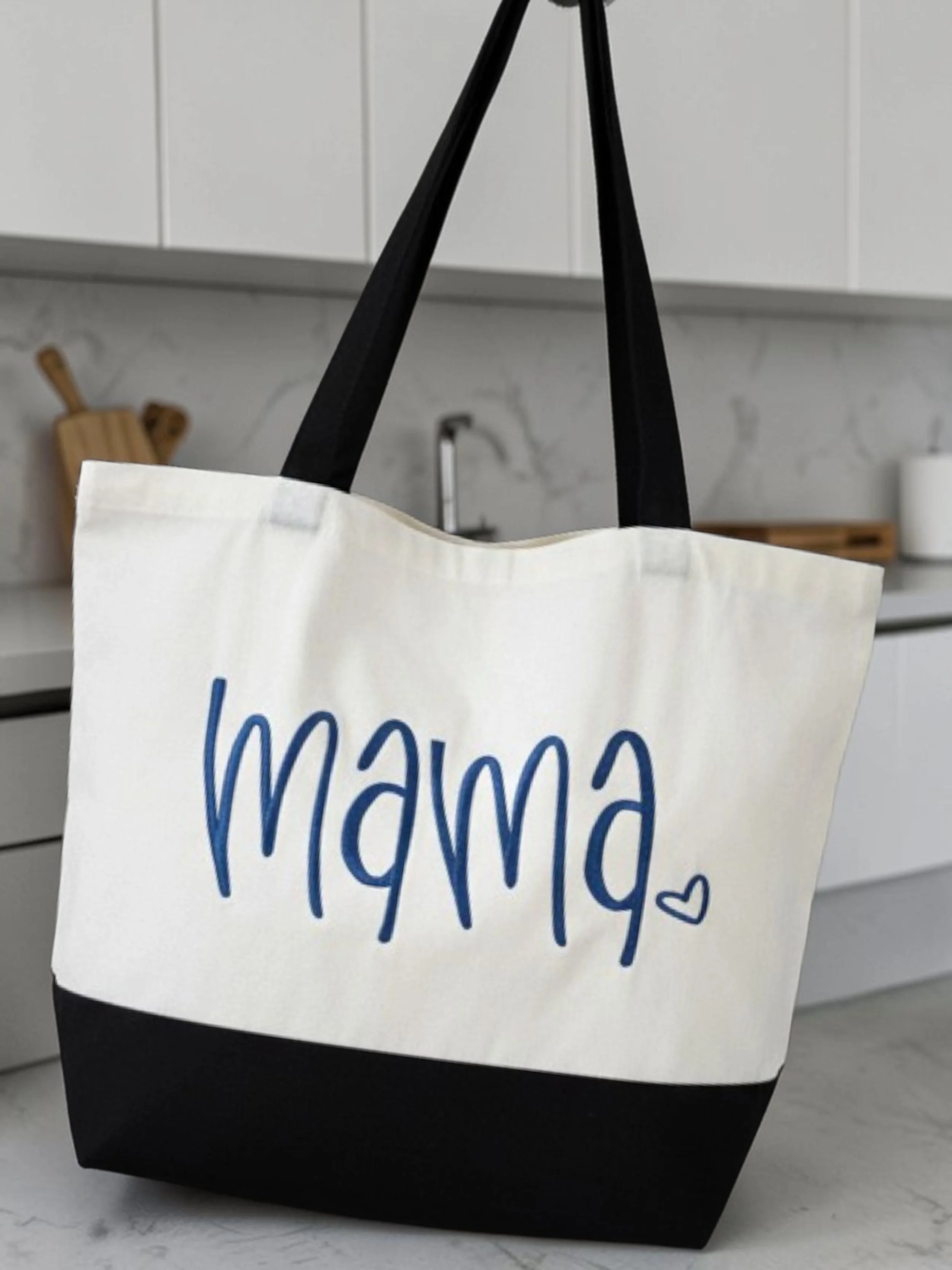'Mama' Custom Embroidered Tote Bag