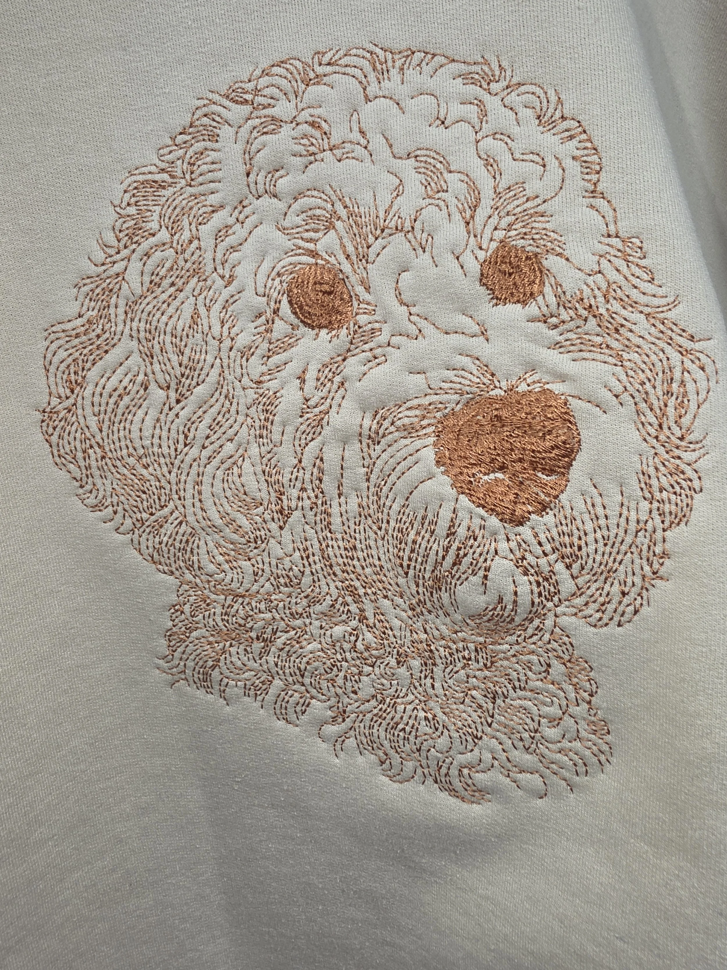 Embroidered Doodle Sweatshirt