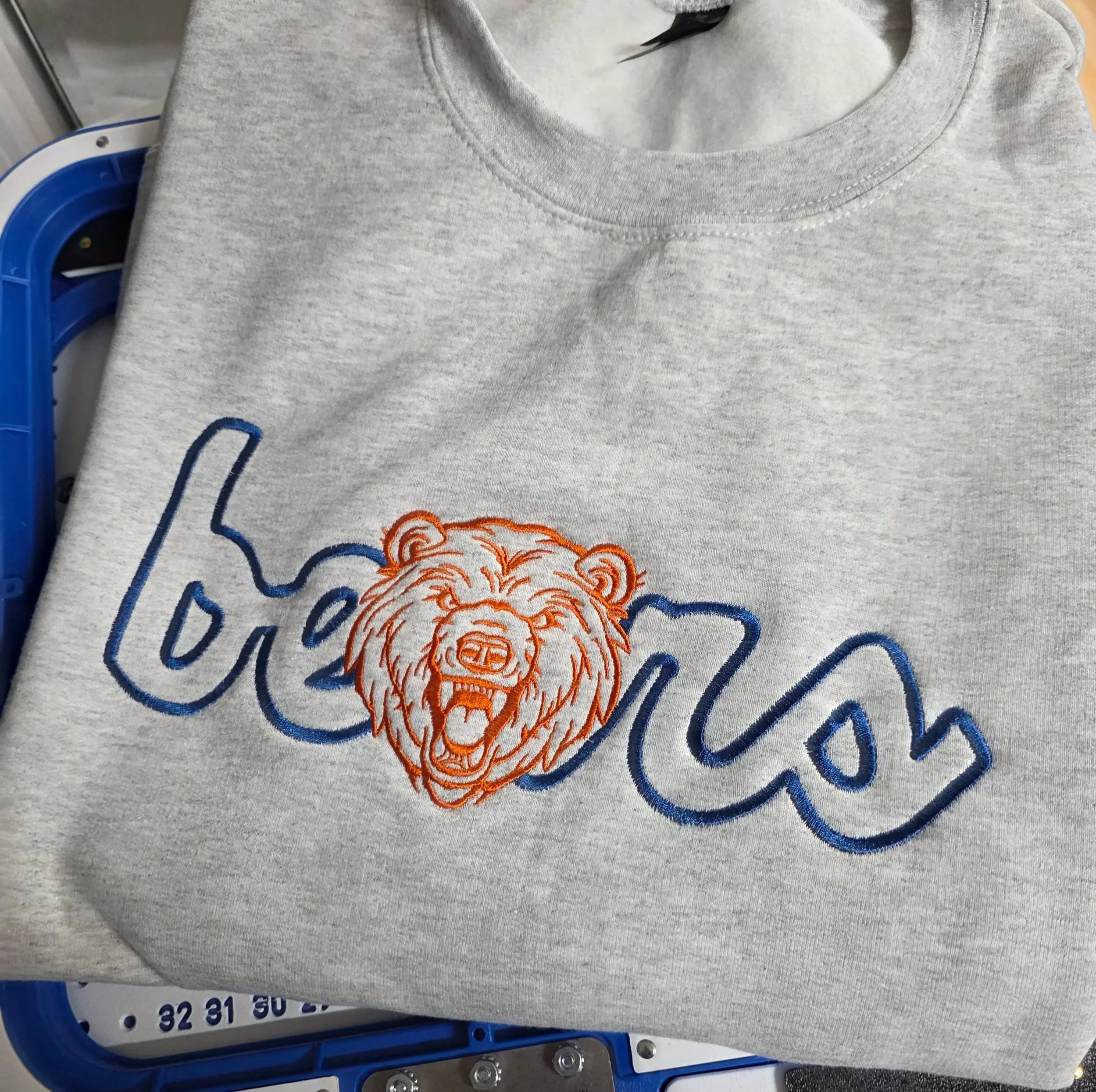 Bears Embroidered Crewneck