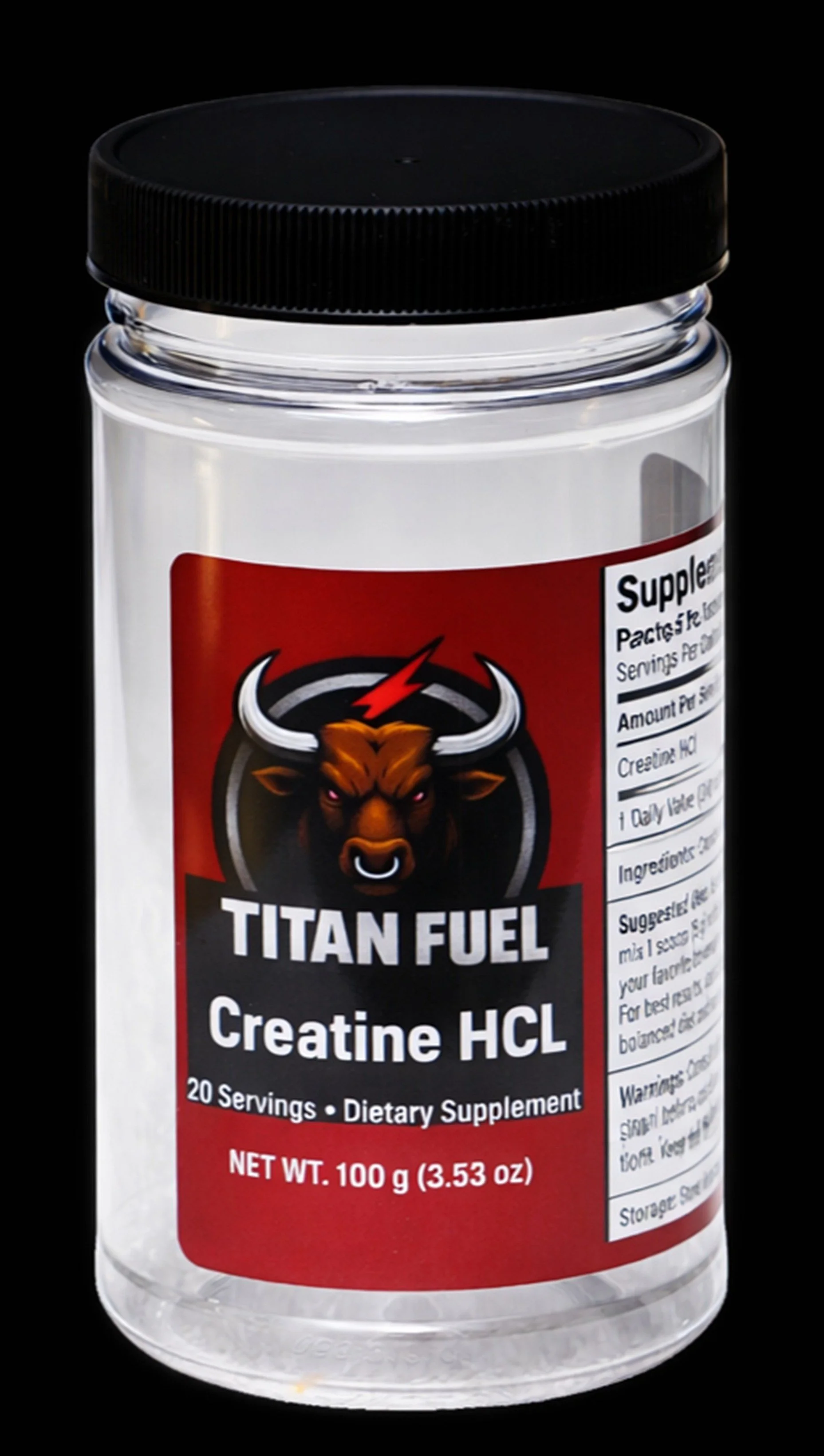 Titan Fuel Creatine HCL – Premium Jar (100g)