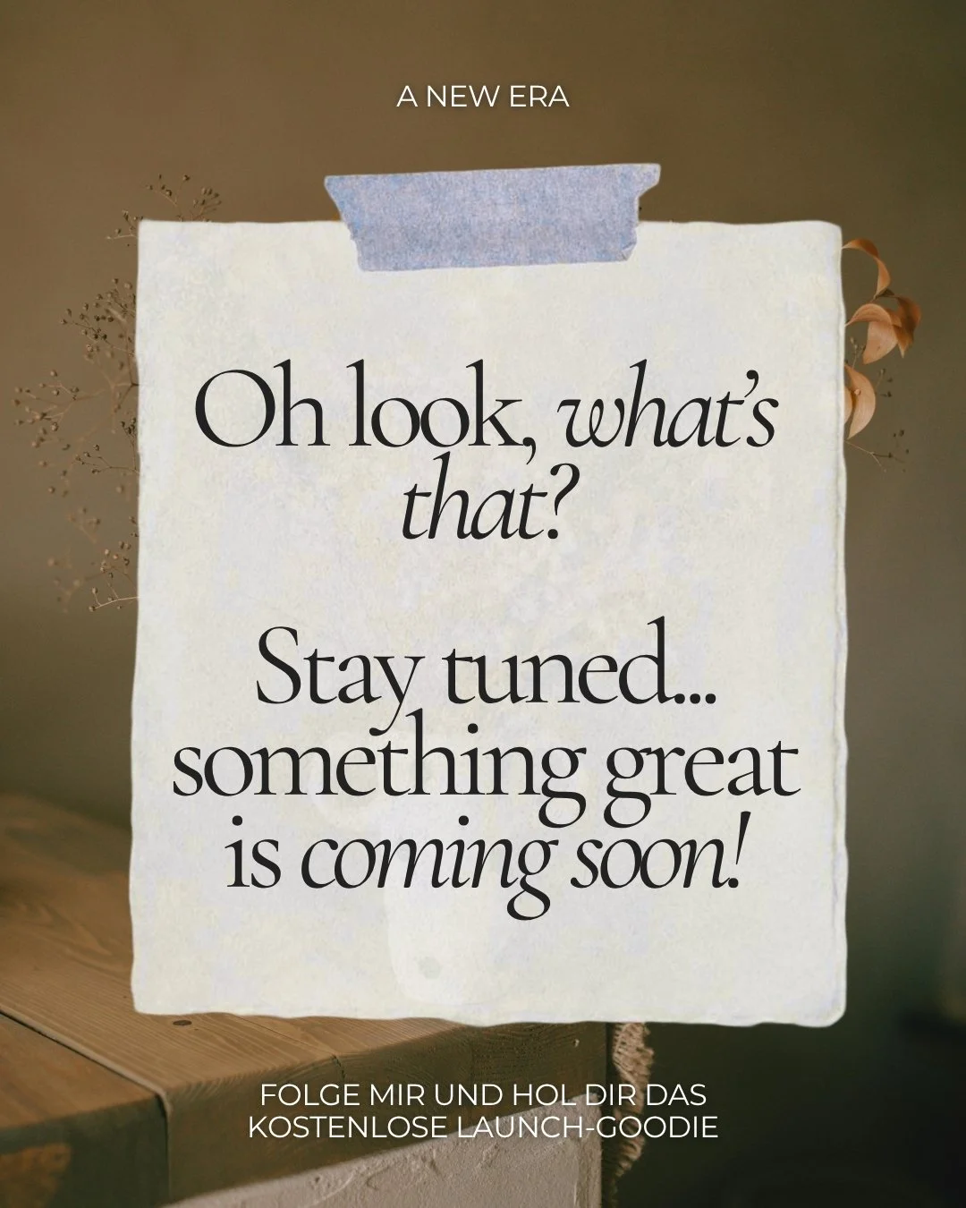 Something great is coming soon!

Eine neue &Auml;ra - das h&ouml;rt sich so m&auml;chtig an. So als w&uuml;rde man es am liebsten wieder zur&uuml;cknehmen. Aber genau das ist es. Eine neue &Auml;ra f&uuml;r Bloom Studio - und f&uuml;r mich.

&Uuml;be