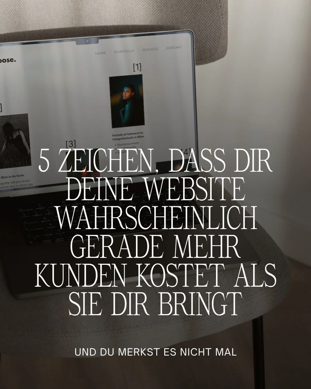 Deine Website ist oft der erste Eindruck deiner Kund:innen &ndash; und manchmal leider auch der letzte.

Ich sehe es immer wieder: Selbstst&auml;ndige, die richtig gut in dem sind, was sie tun &ndash; aber deren Website das einfach nicht zeigt. Zu un