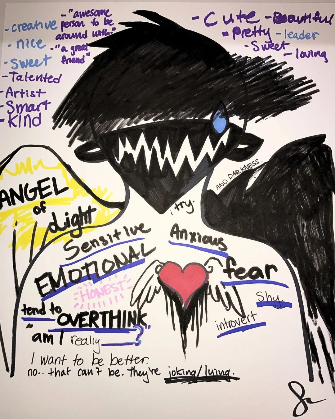 Angel of light and darkness