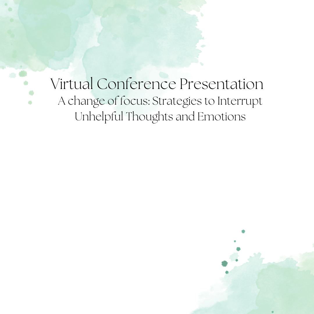 Virtual Conference Presentation: Canadian Burn Survivor Community 