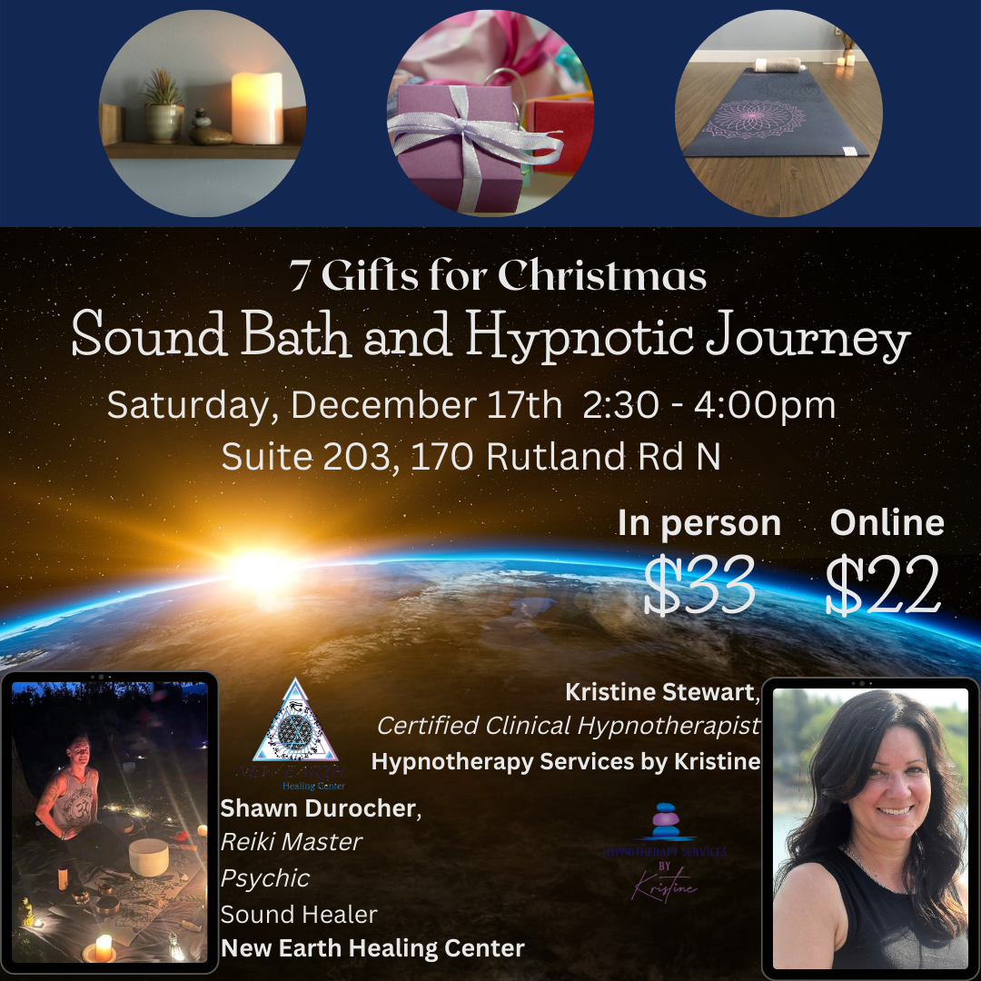 7 Gifts for Christmas: Sound Bath &amp; Hypnotic Journey