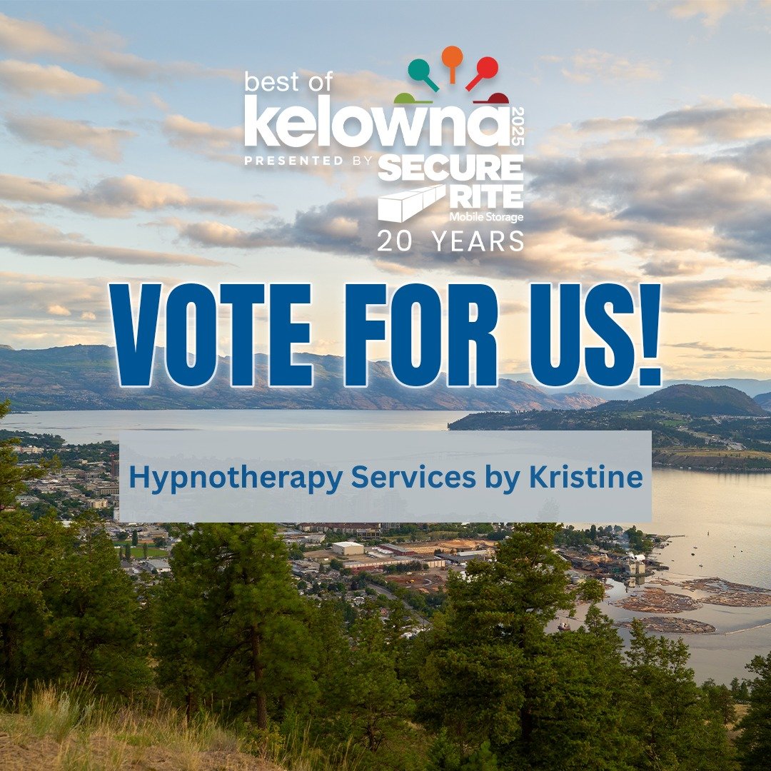 🌟 Exciting News! 🌟
I've made it through to the voting round for Best Business in Kelowna! 
If my hypnotherapy work has supported you in any way&mdash;or if you'd just love to see me win&mdash;please take a quick moment to vote! 🗳️ It doesn't matte