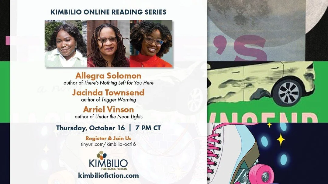 Jacinda Townsend, Arriel Vinson, and Allegra Solomon @ Zoom