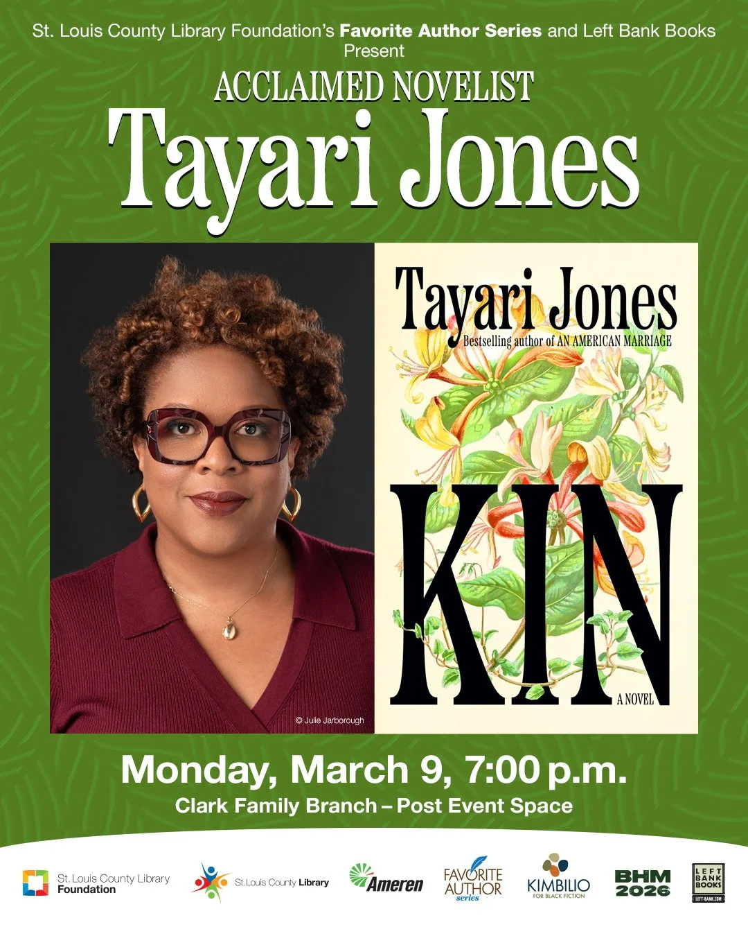 Tayari Jones Reading &amp; Discussion