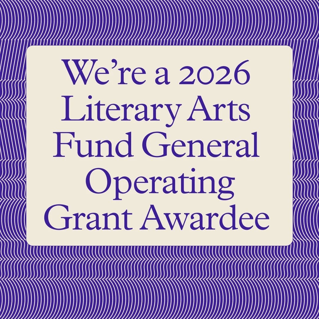 Kimbilio is proud to be a 2026 general operating grant awardee of the Literary Arts Fund! Thank you for supporting our work as well as the work of so many vital literary organizations across the country.