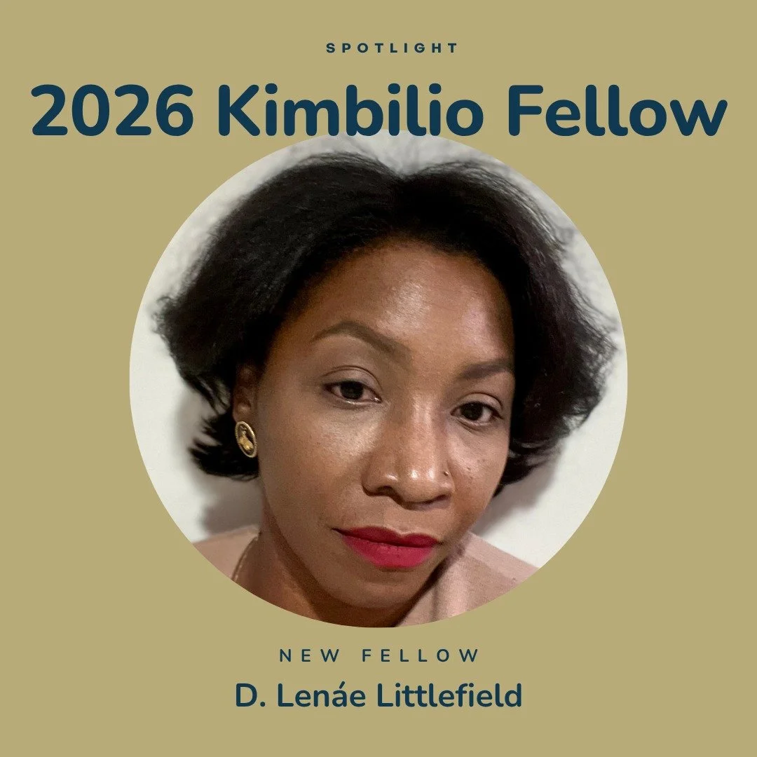 Let's give a warm Kimbilio welcome to D. Len&aacute;e Littlefield, one of our 2026 Fellows!

D. Len&aacute;e Littlefield is a writer and editor living on the cusp of Memphis and Mississippi. Her fiction centers the work and domestic lives of Black wo