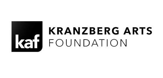 Logo of Kranzberg Arts Foundation with a black square containing 'kaf', and the words 'KRANZBERG ARTS FOUNDATION' to the right.
