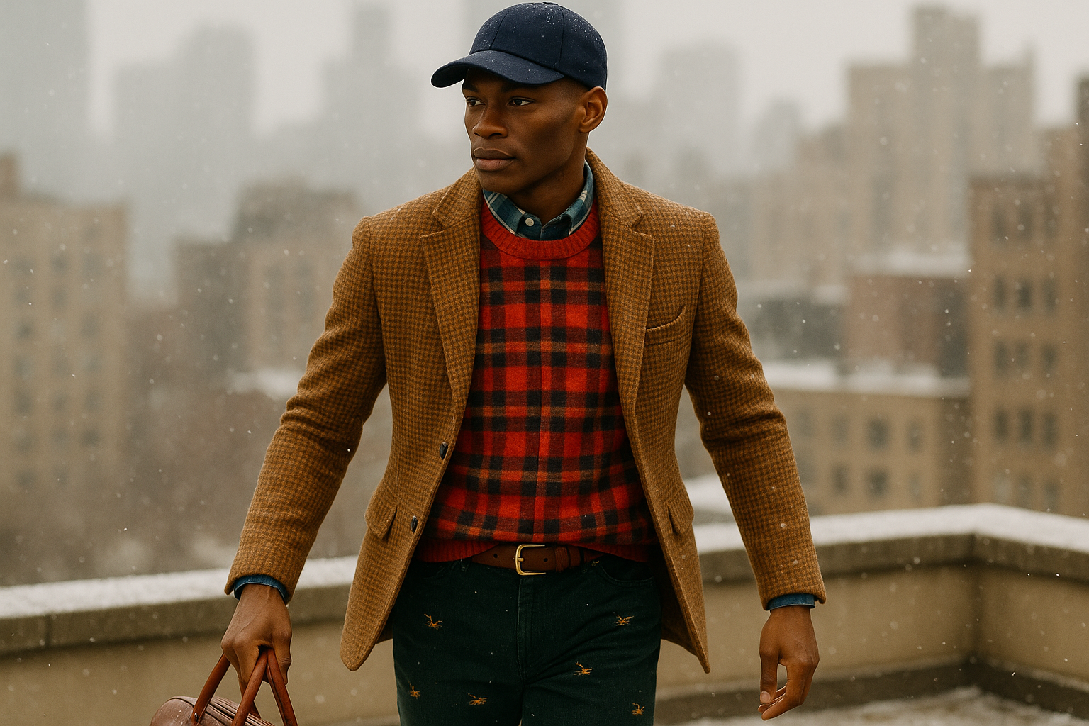 Urban Tartan — Menswear Editorial