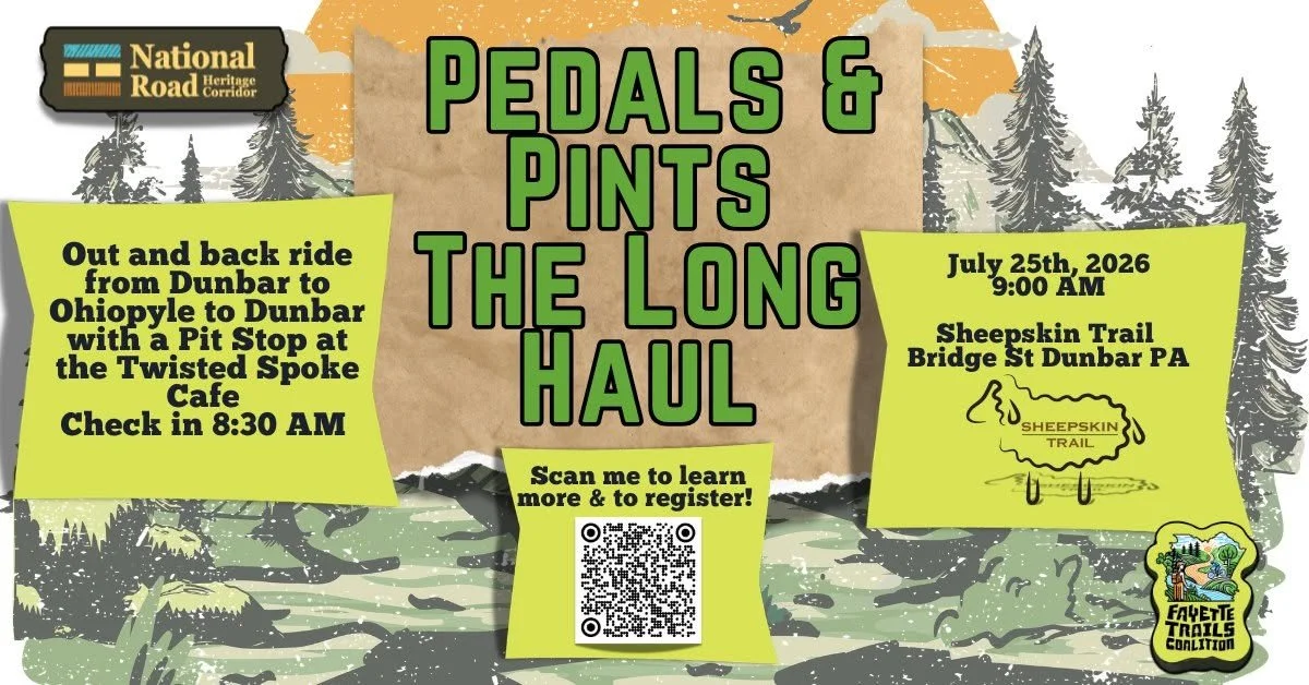 Pedals and Pints: The Long Haul (Dunbar to Ohiopyle)