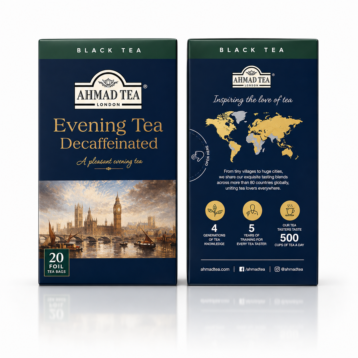 Ahmad Tea - Evening Tea - Decaffeinated Black Tea