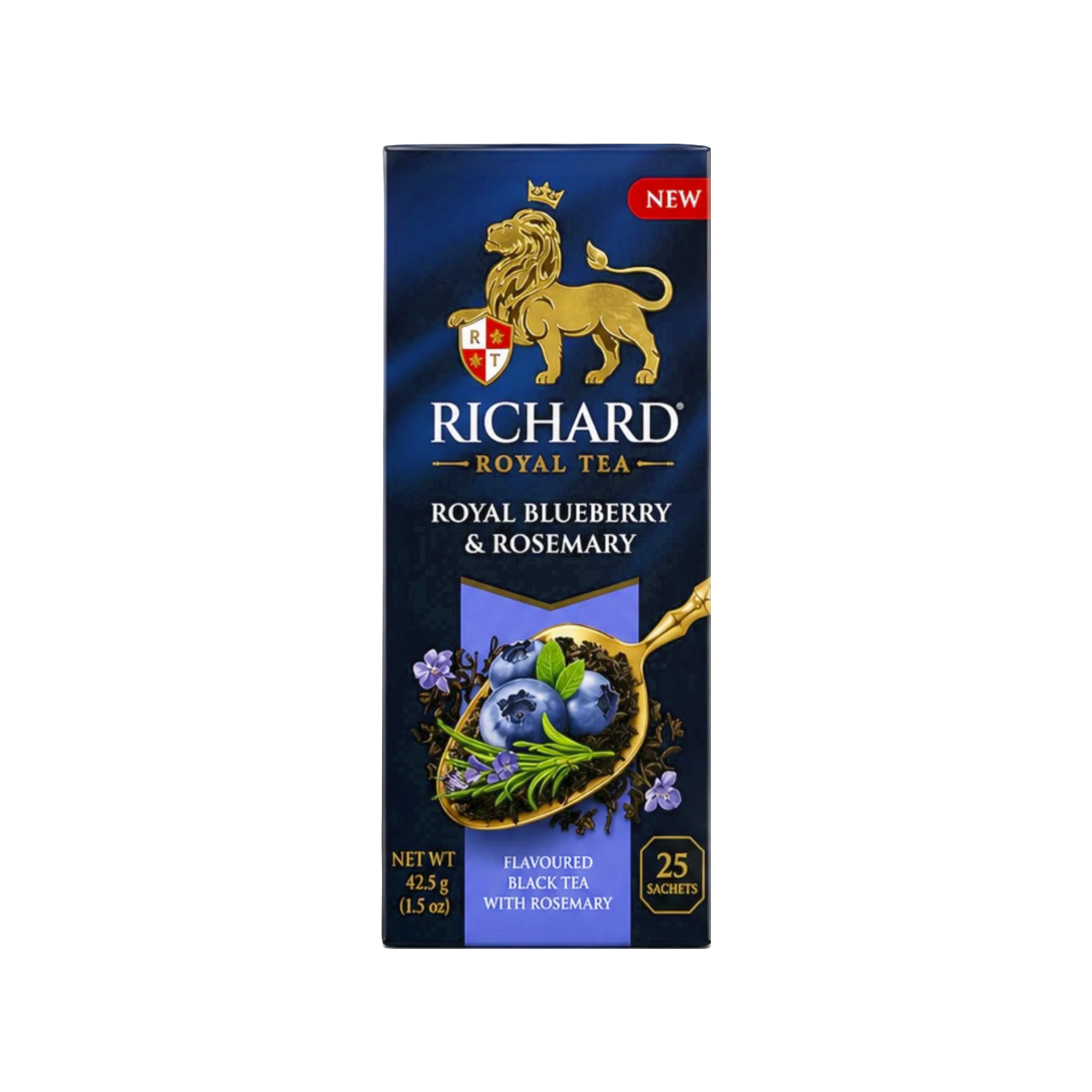 Richard Royal “Blueberry & Rosemary” Black Tea – 25 Sachets