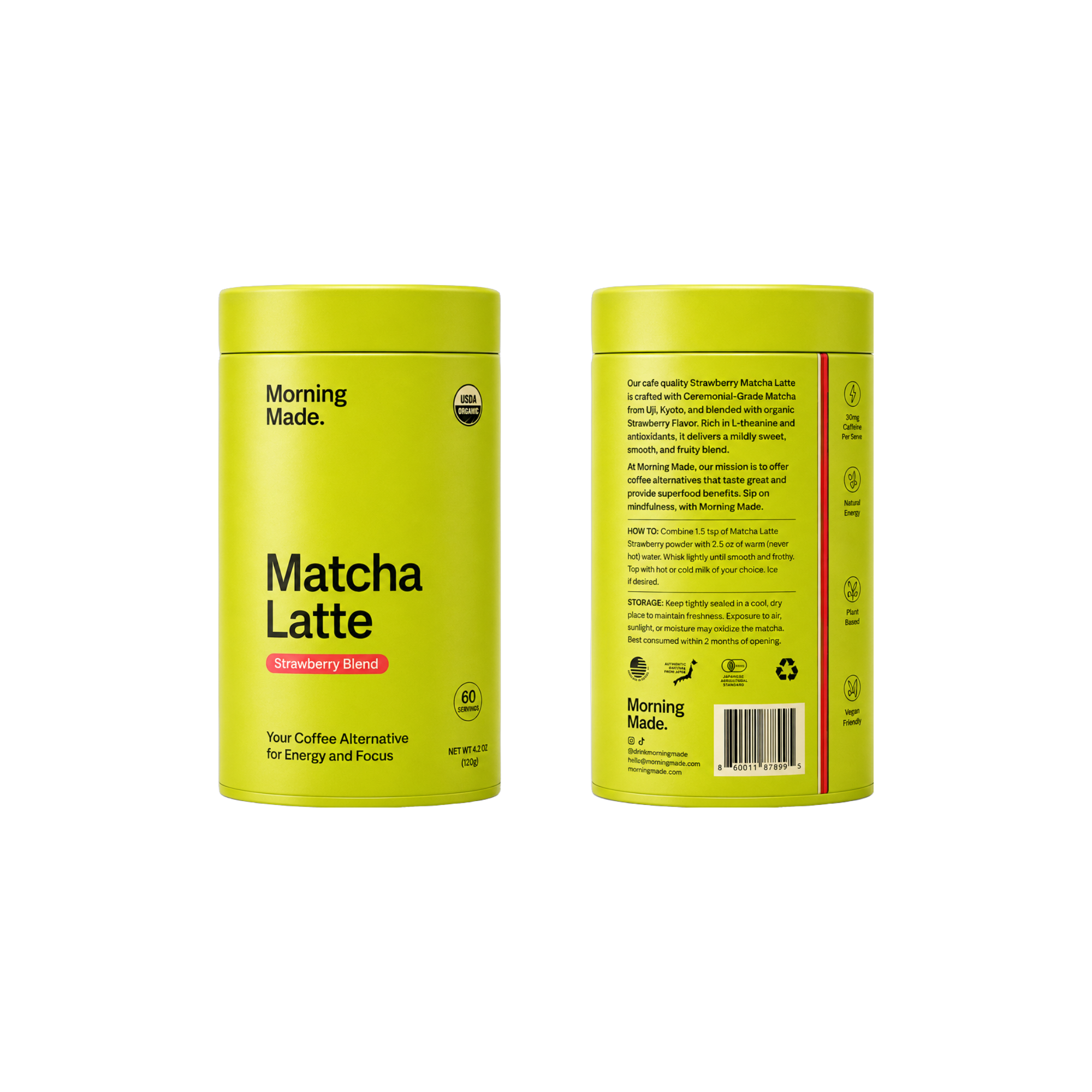 Morning Made - Strawberry Matcha Latte