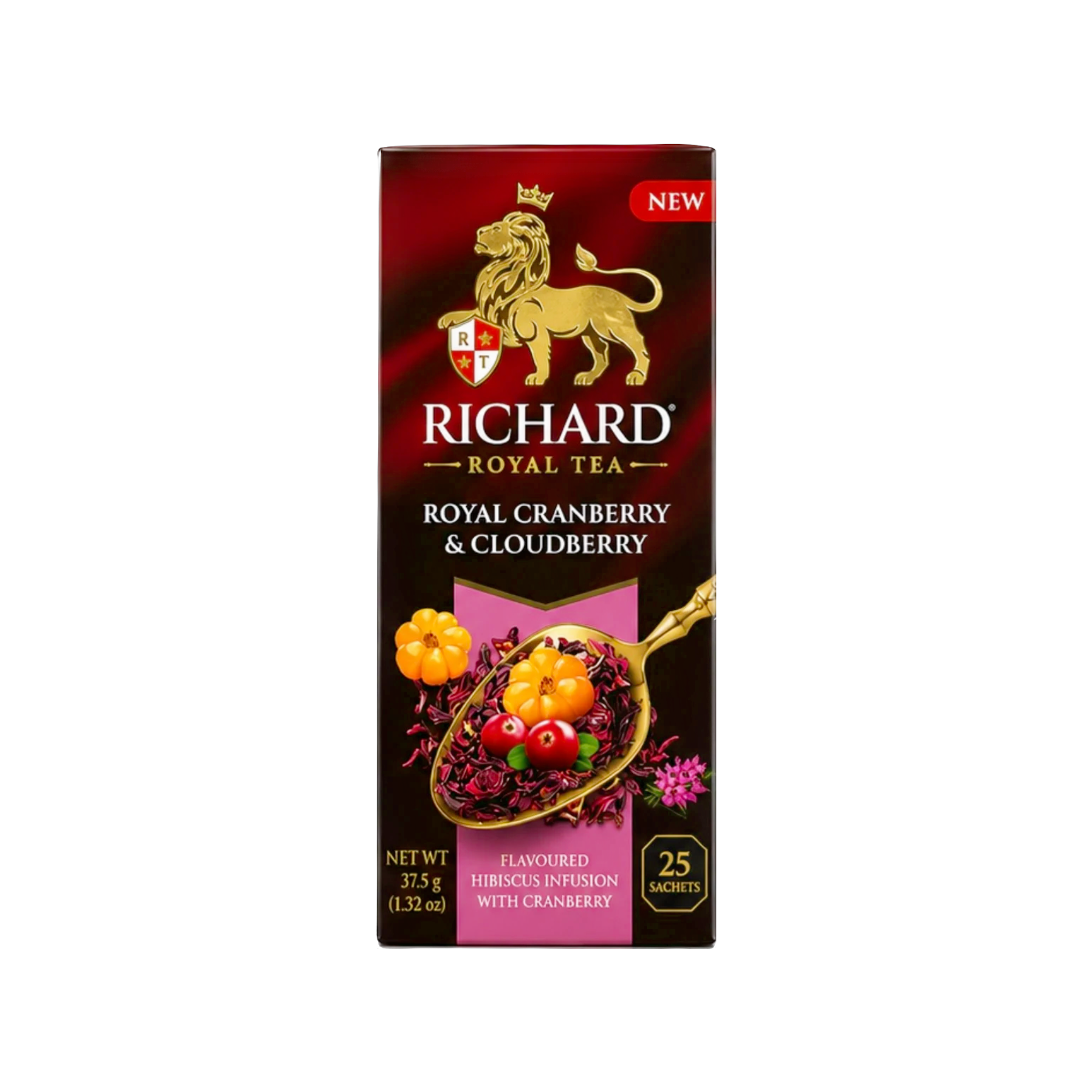 Richard Royal Cranberry & Cloudberry Hibiscus Tea – 25 Sachets
