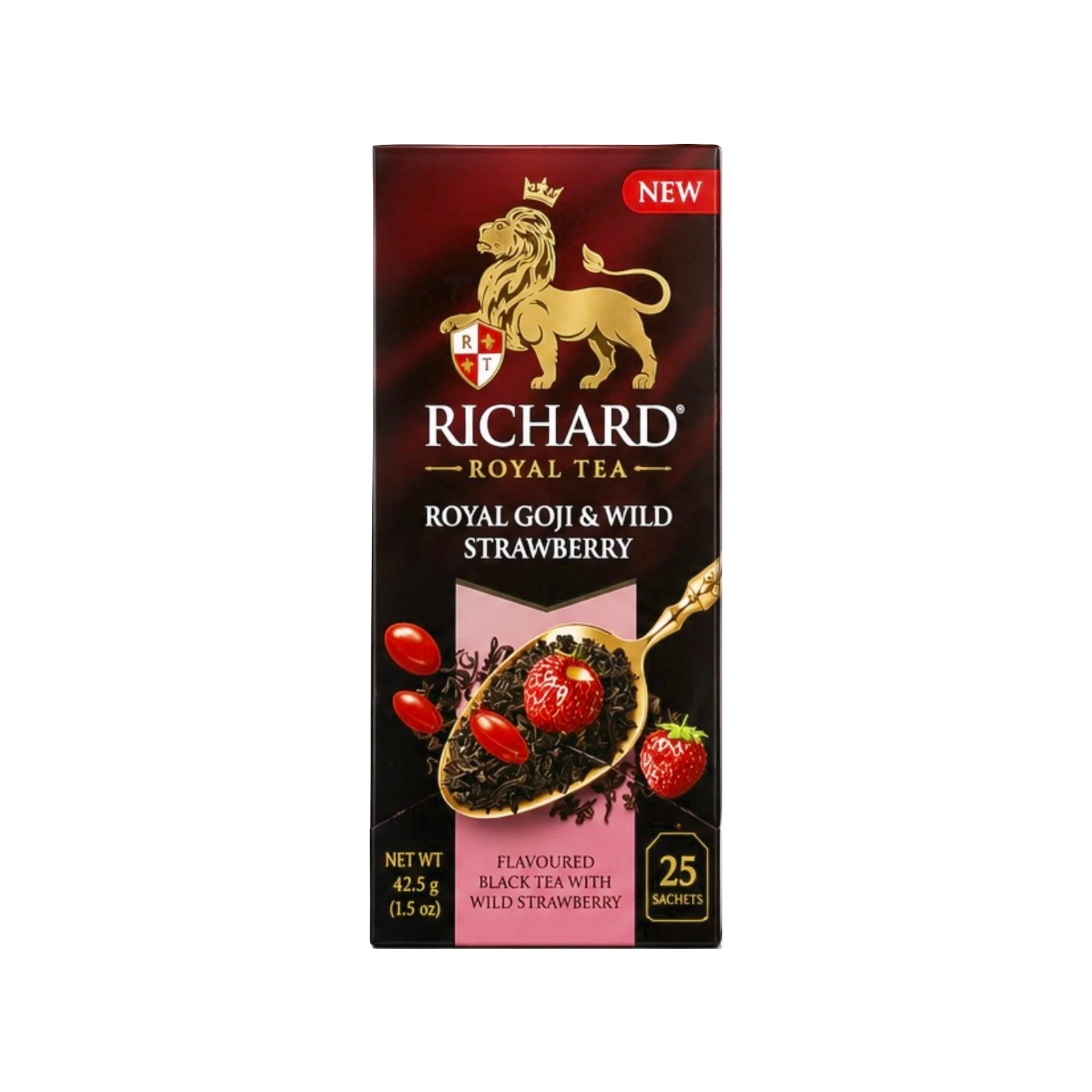 Richard Royal Goji & Wild Strawberry Black Tea – 25 Sachets