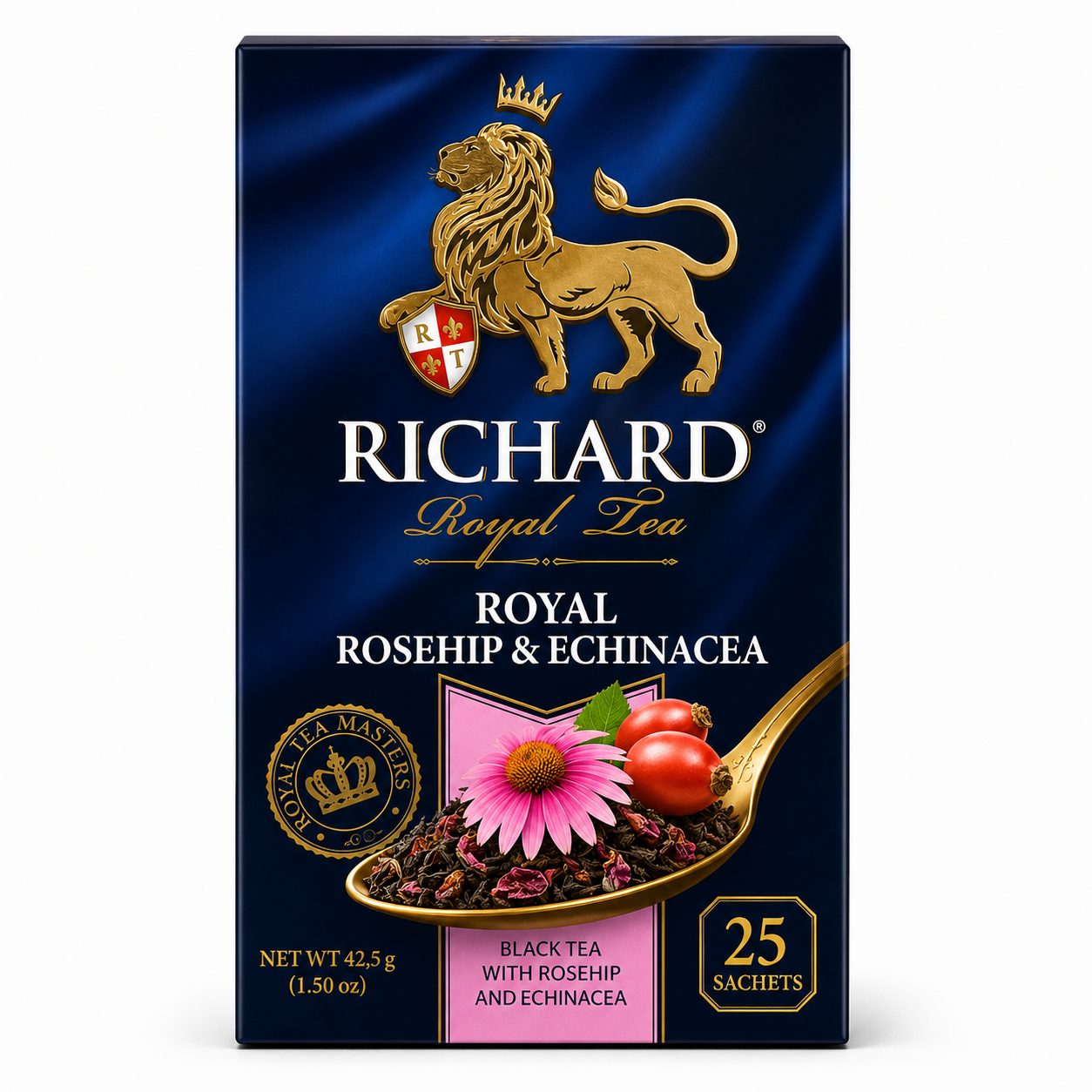 Richard Royal Rosehip & Echinacea Black Tea – 25 Sachets