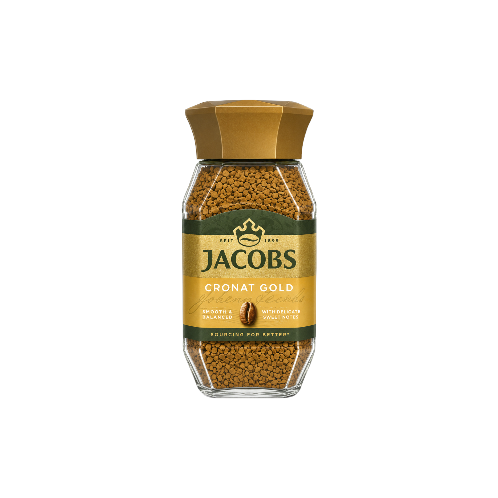 Jacobs Cronat Gold Instant Coffee - Smooth & Balanced Premium Coffee