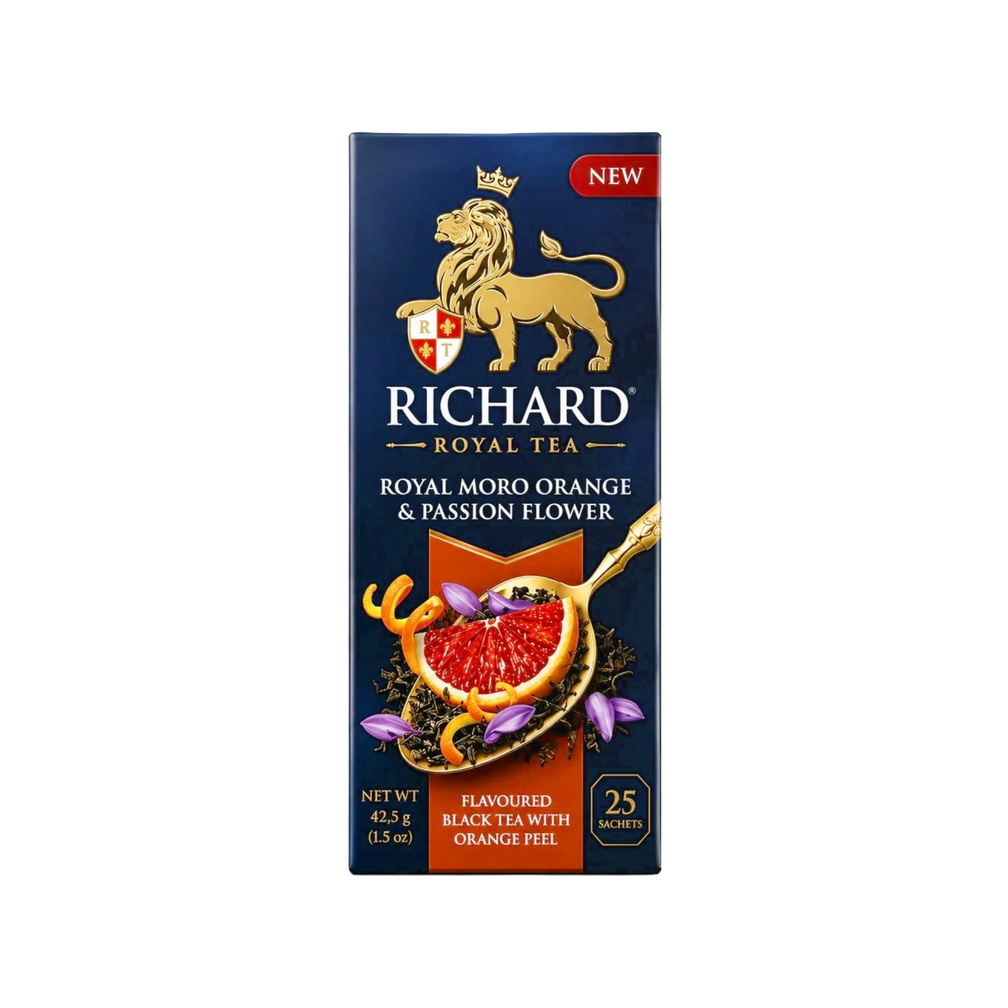 Richard Royal “Moro Orange & Passion Flower” Black Tea – 25 Sachets