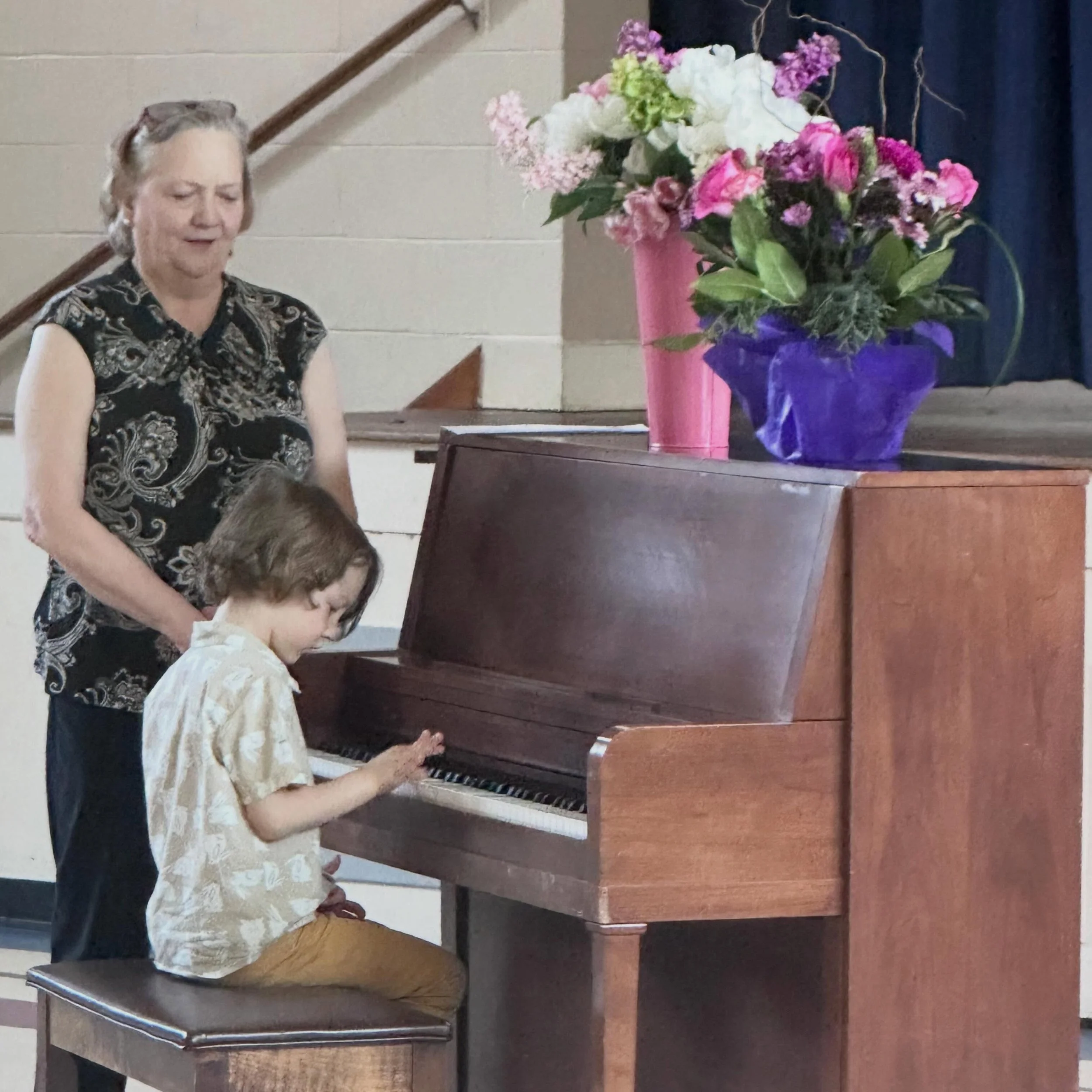 Thank you Mrs Brown for a beautiful Music Recital. 🎹🎶❤️