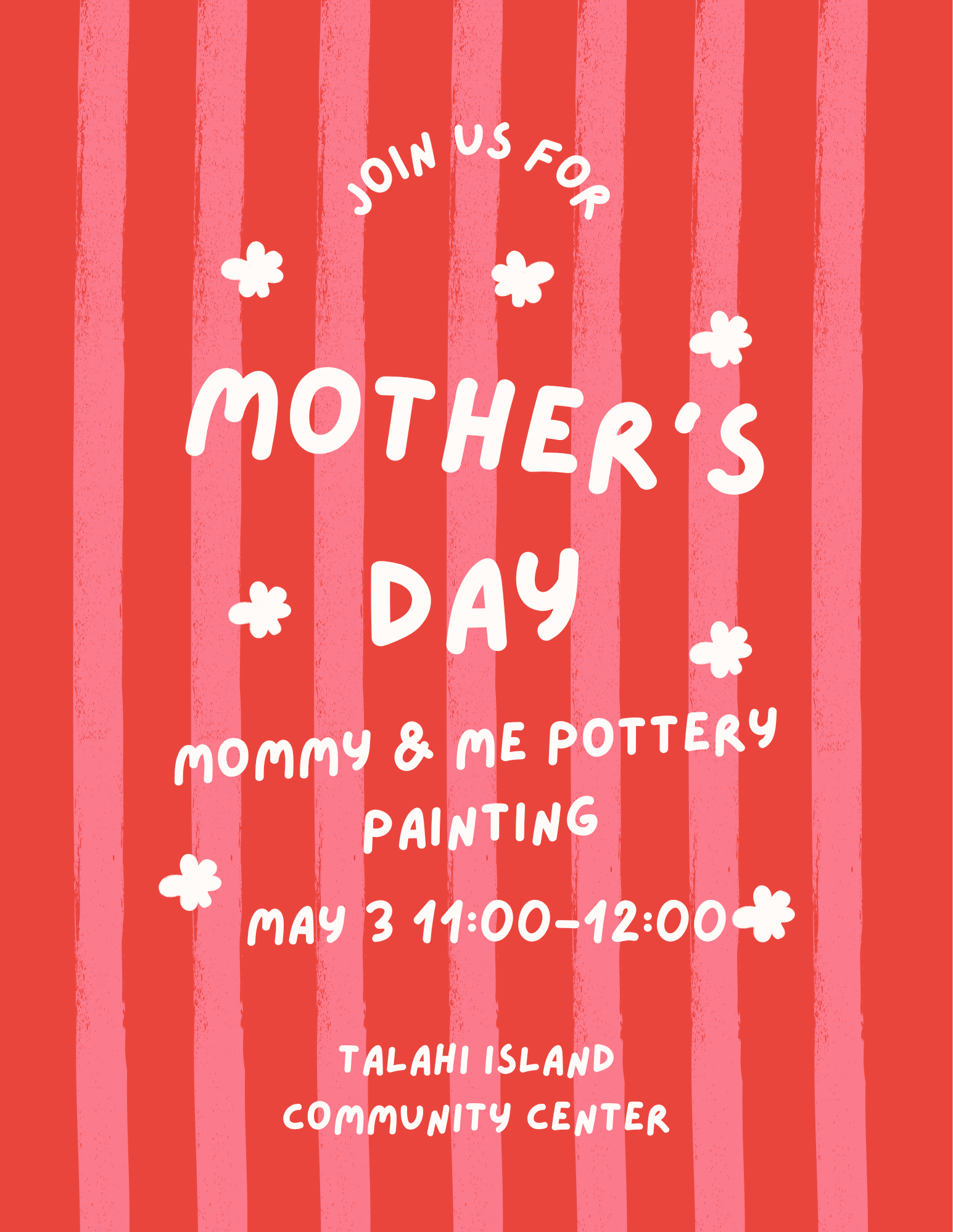 Mother’s Day Pottery Painting