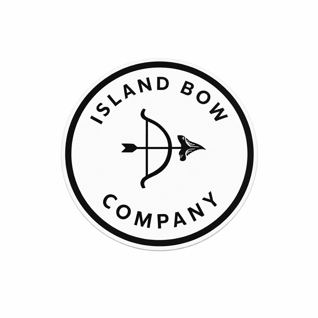 Island Bow Company Logo Sticker