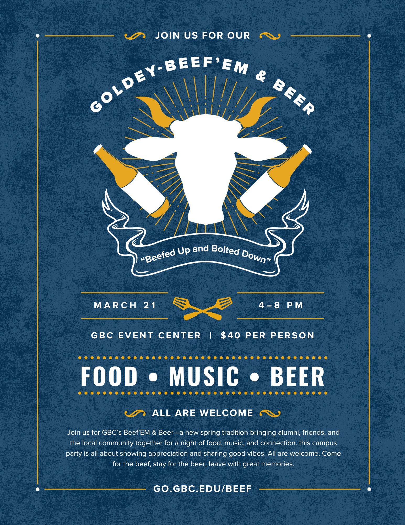 Goldey Beef’em and beer