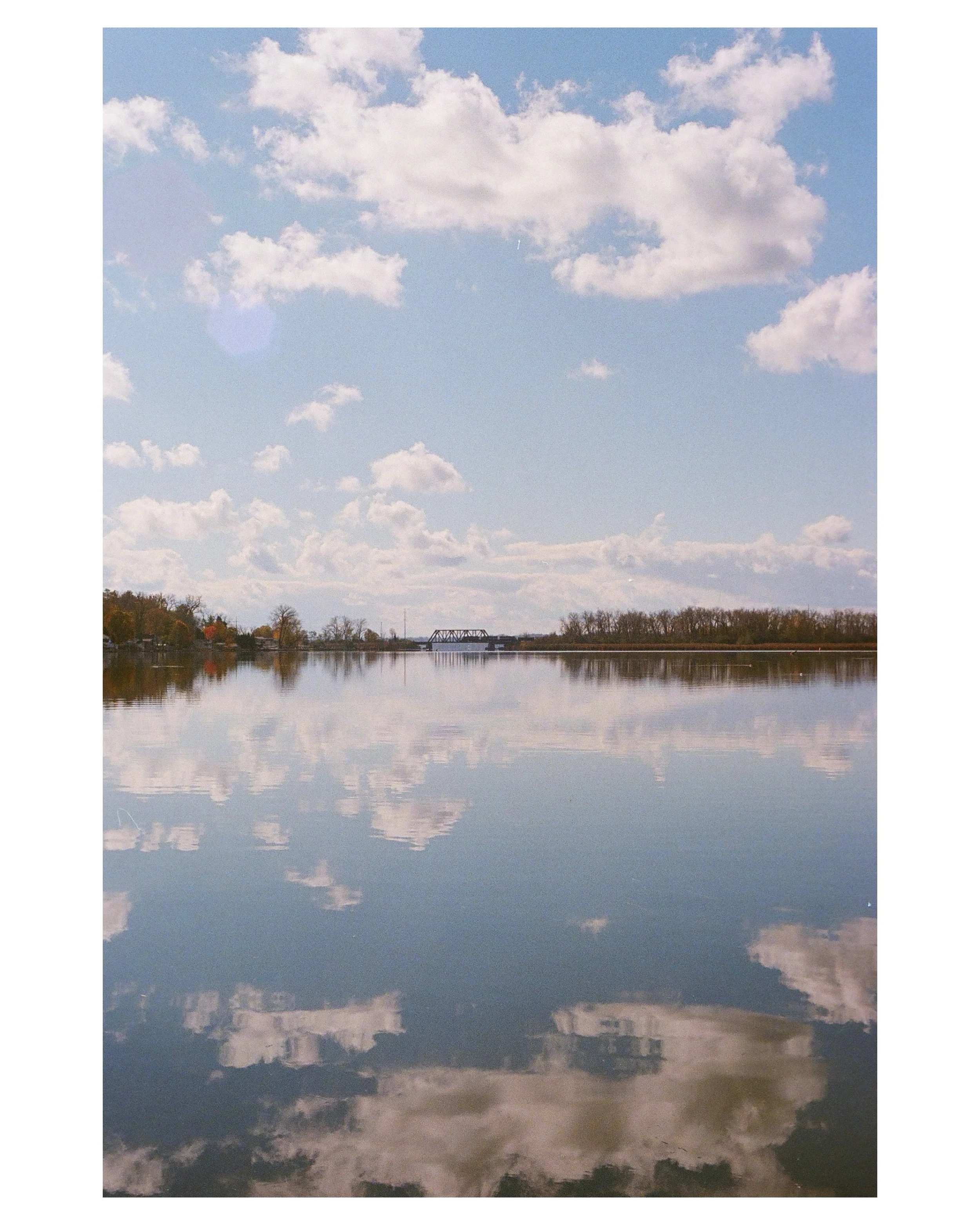 clouds n trees n water