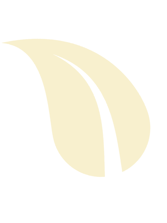 A stylized logo of a coffee bean in a monochrome beige color on a black background.