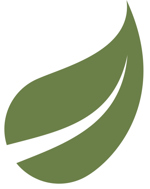 EarthLinks Design Studio Logo Single Leaf Right