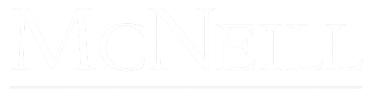 The word McNeill in a white serif font